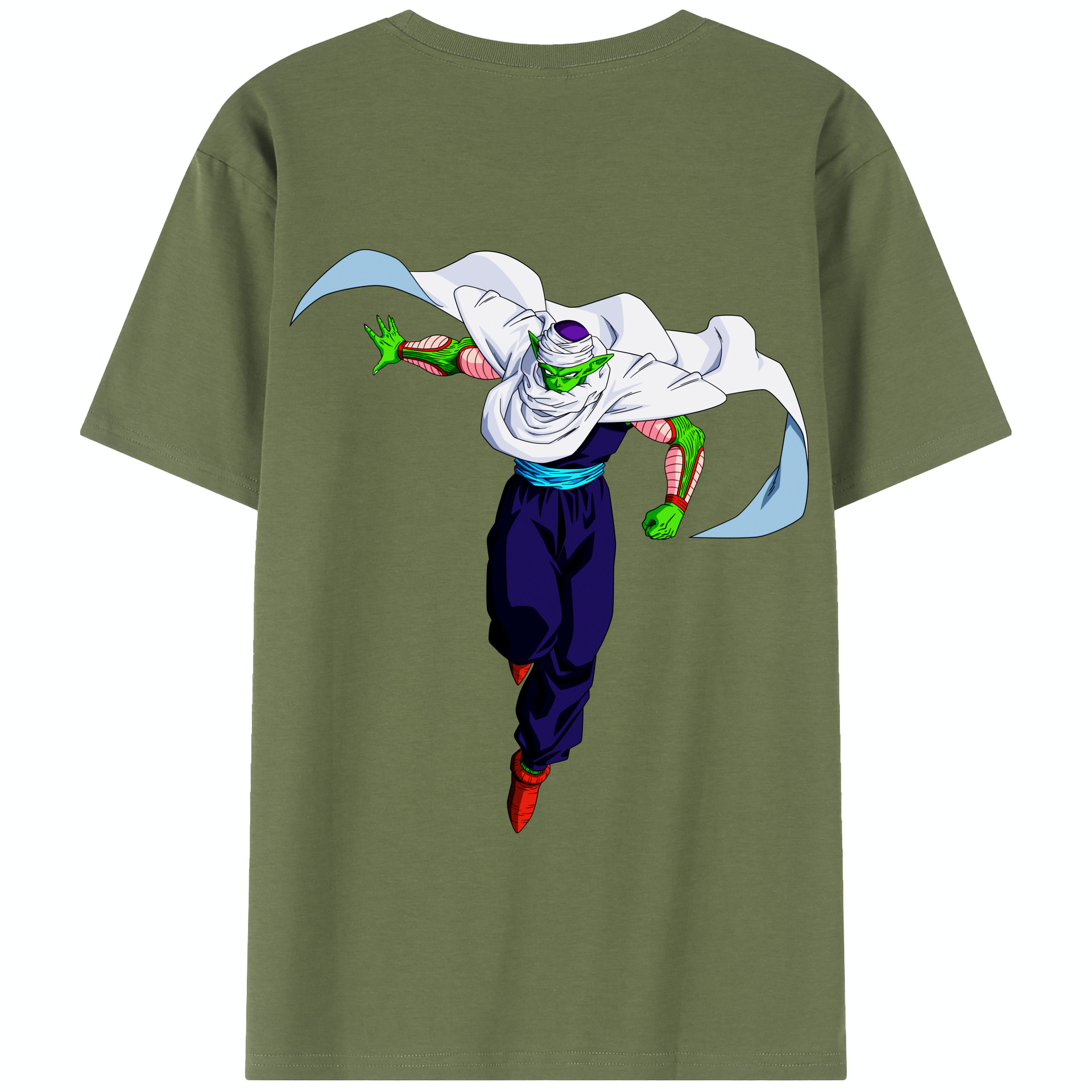 （画像用） ドラゴンボール ピッコロ DRAGON BALL Piccolo 綿100％半袖Tシャツ（背面プリント）